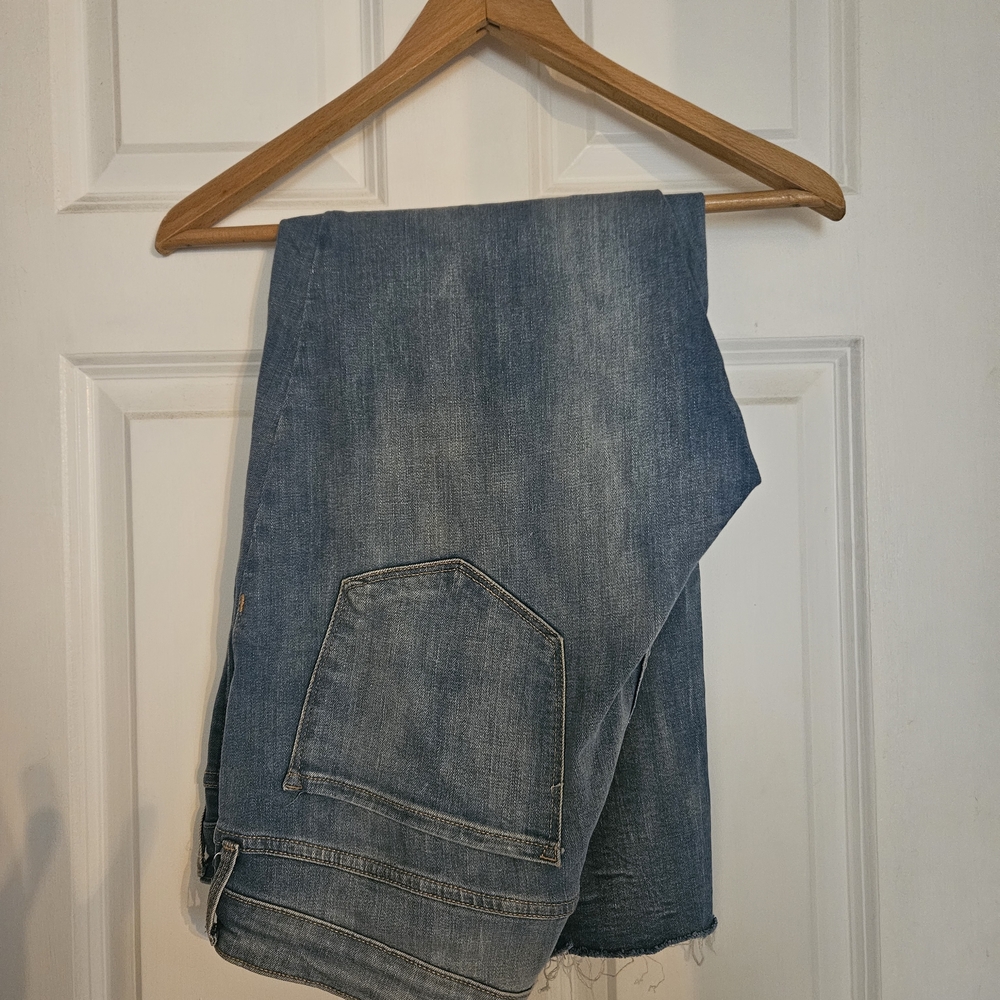 Old Navy Rockstar Super Skinny Mid Rise Women's Jeans - Blue Denim